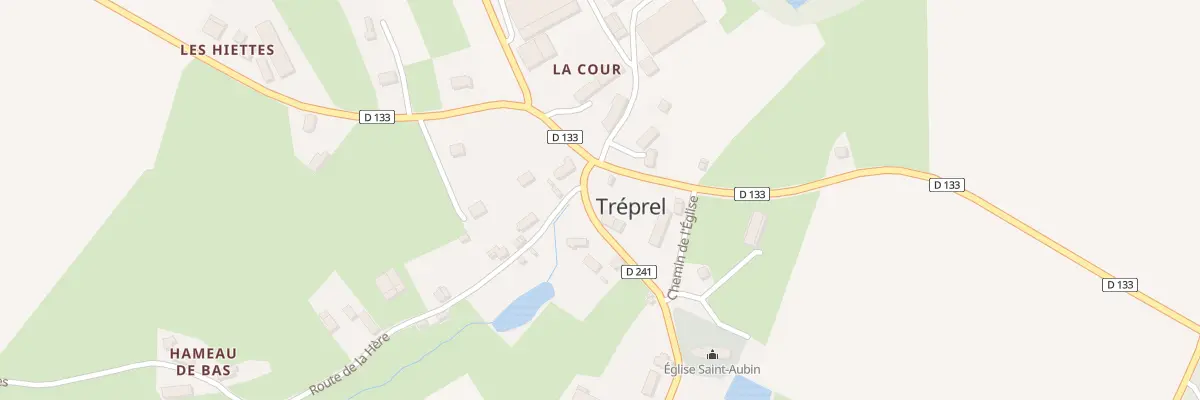 Plan du 1 Rue des Rosiers à Tréprel