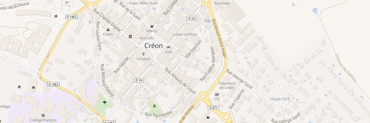 Plan du 11 Rue d’Epernon à Créon