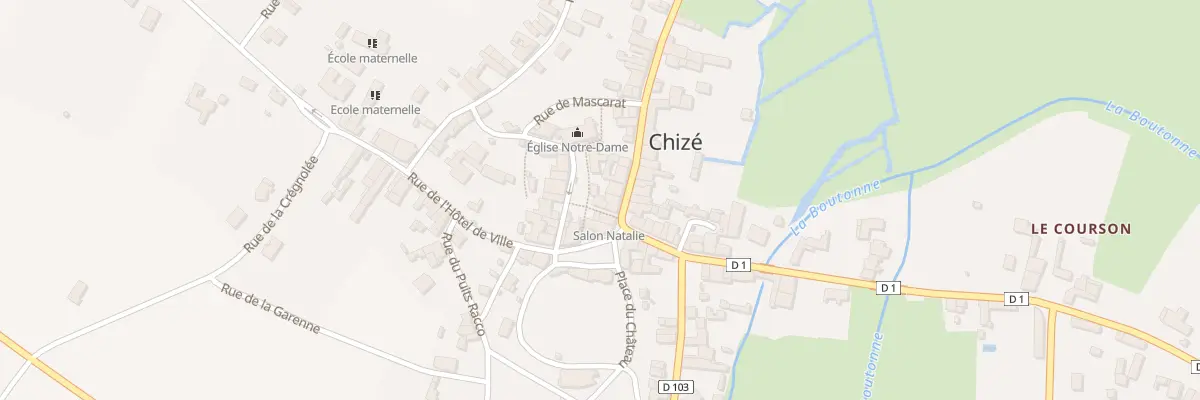 Plan du 5 Vc Les Grimpets à Chizé
