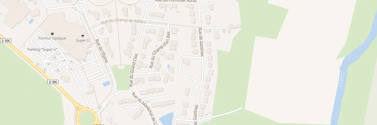 Plan du 54 Rue de Gastines à Sablé-sur-Sarthe