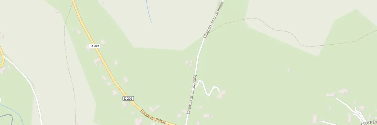 Plan du 9011 Che de la Glandée à Rontignon