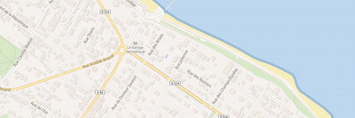 Plan du 8 Rue Julienne à Luc-sur-Mer