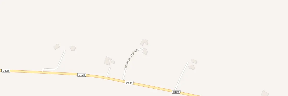 Plan du 122 Che du Marech à Bordères-et-Lamensans