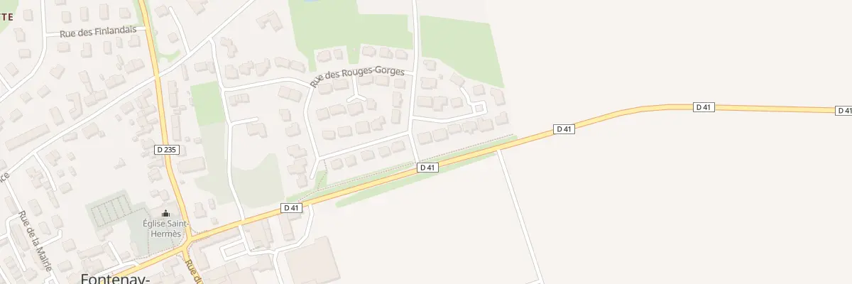 Plan du 2 Rue des Mésanges à Fontenay-le-Marmion