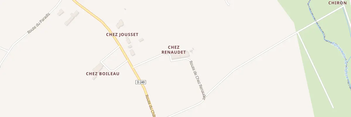 Plan du 5047 Chez Renaudet à Meux