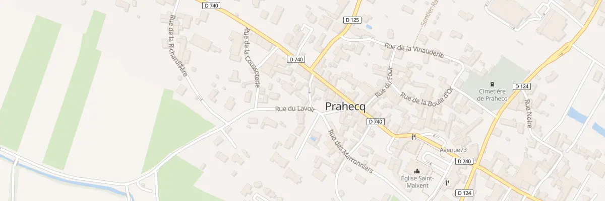 Plan du 6 Rue du Lavoir à Prahecq