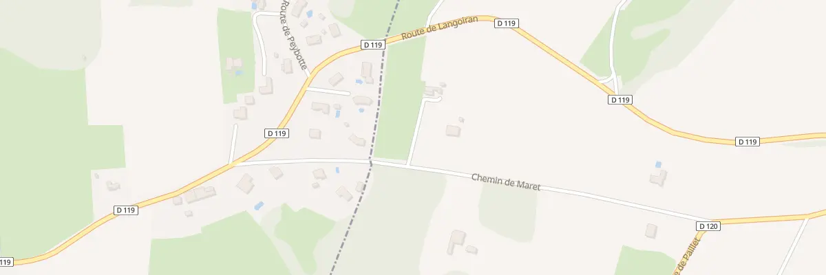 Plan du 1098 Champ de Maret à Capian