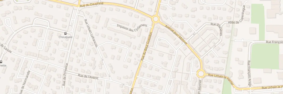 Plan du 33 Rue du Bout Guesdon à Ifs