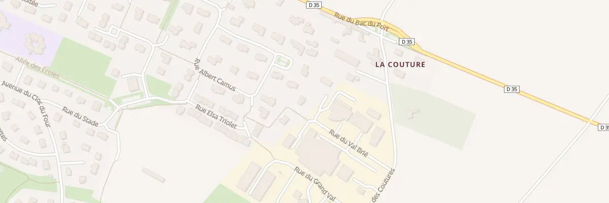 Plan de Che des Coutures à Cresserons