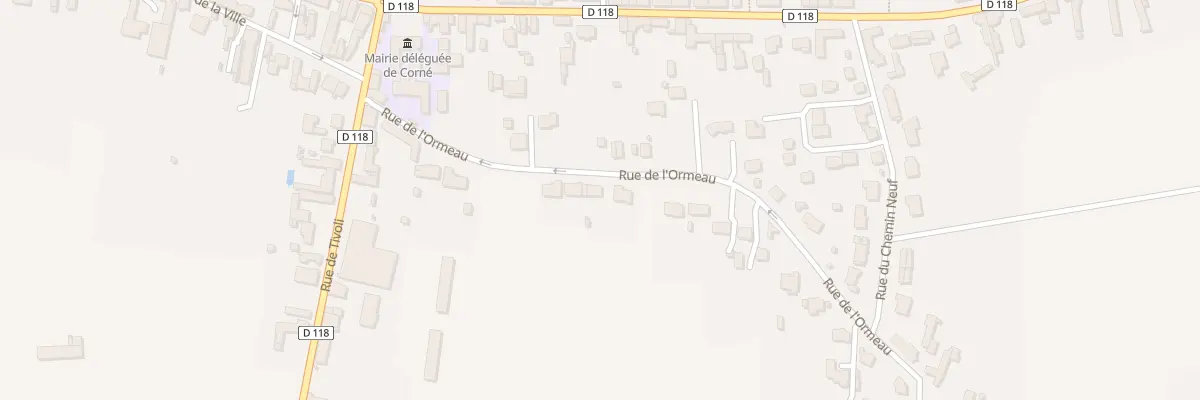 Plan du 12 Rue de l’Ormeau à Loire-Authion