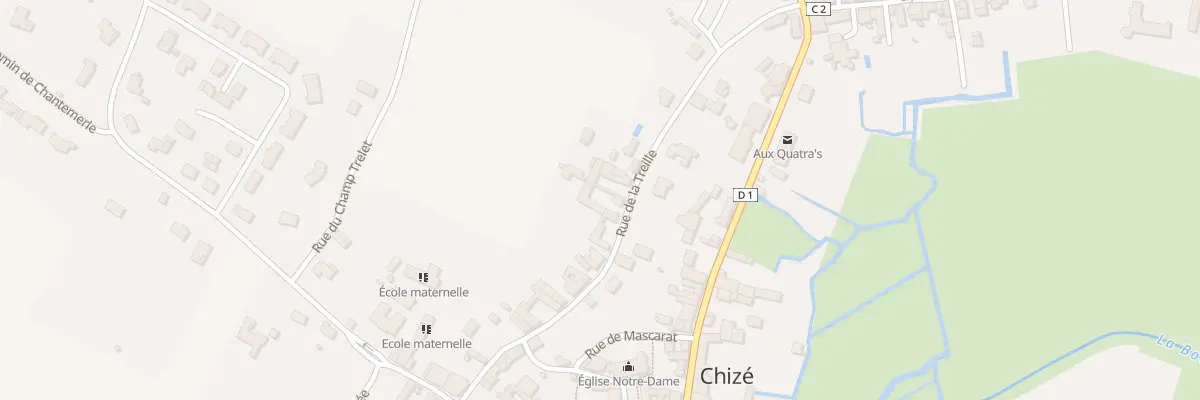 Plan du 27 Rue de la Treille à Chizé
