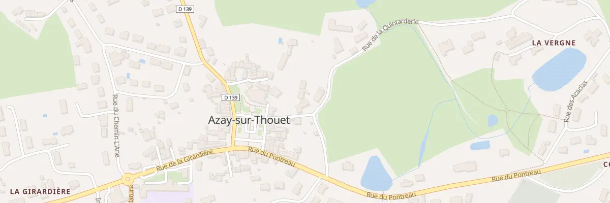 Plan du 5052 Le Bourg à Azay-sur-Thouet