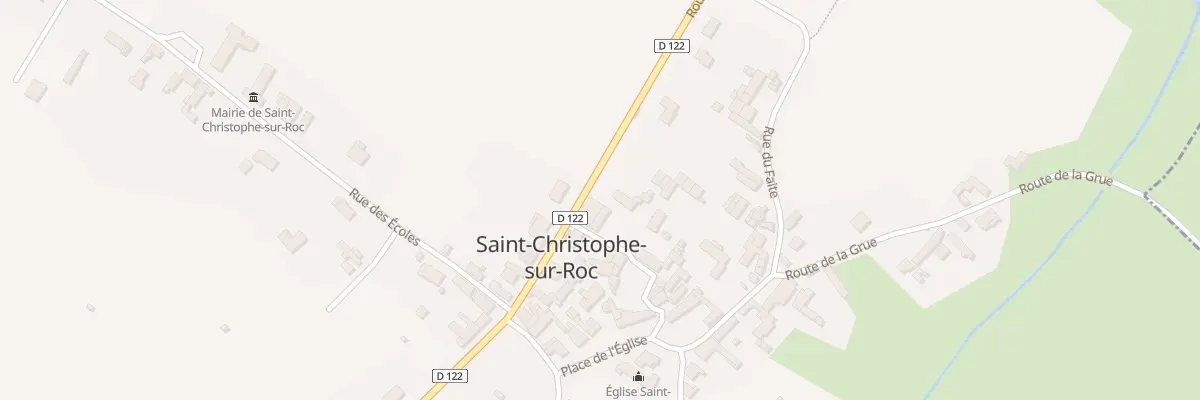 Plan du 10 Rte des Grands Bois à Saint-Christophe-sur-Roc