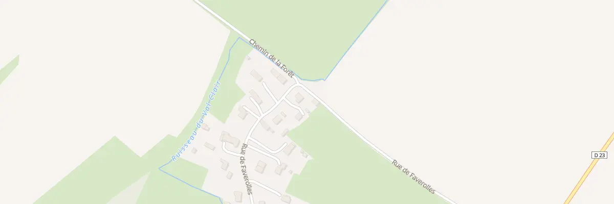 Plan du 46 Rue de Faverolles à Barbery