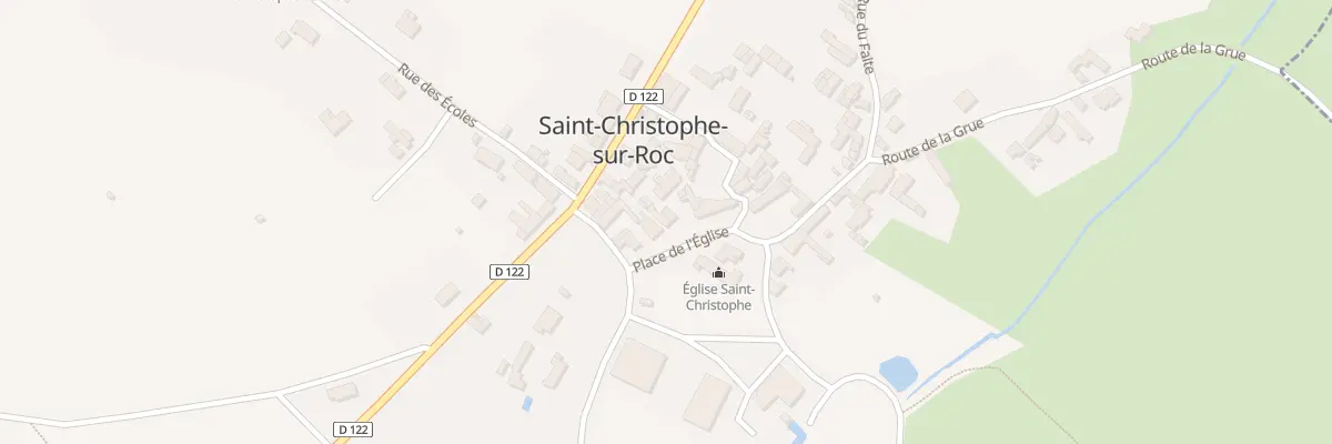 Plan du 5 Pl de l’Eglise à Saint-Christophe-sur-Roc