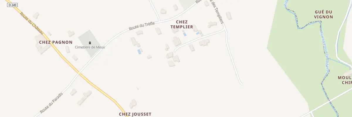 Plan du 5049 Chez Templier à Meux