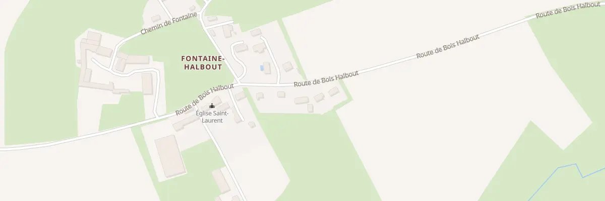 Plan du 65 Rte de Bois Halbout à Moulines