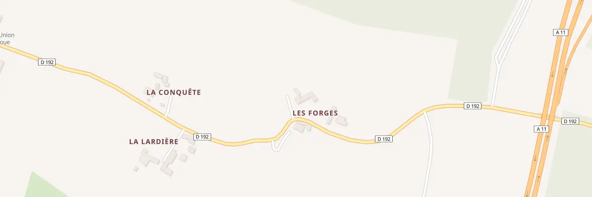 Plan du 360 Rte de Lué en Baugeois à Corzé
