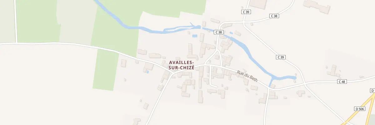 Plan du 48 Rue du Beth à Chizé