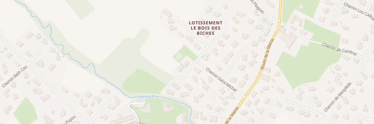 Plan du 1 Imp des Vergnes à Montardon