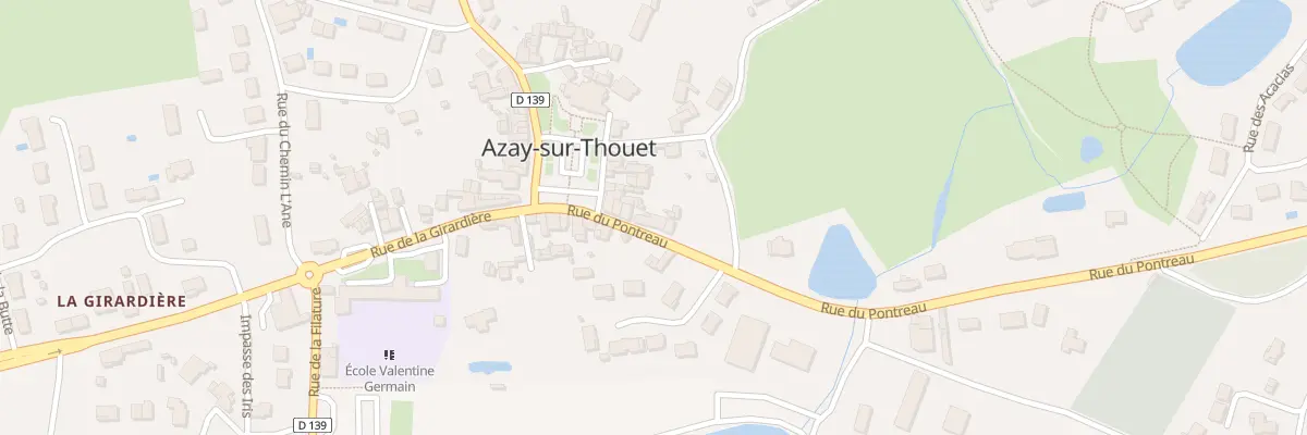 Plan du 3 Rue du Pontreau à Azay-sur-Thouet