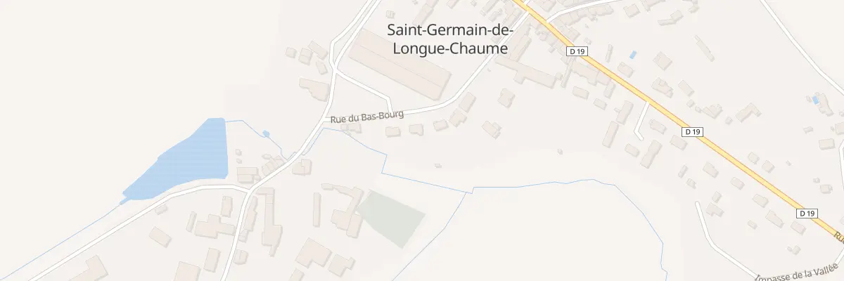 Plan du 13 Rue du Bas-bourg à Saint-Germain-de-Longue-Chaume