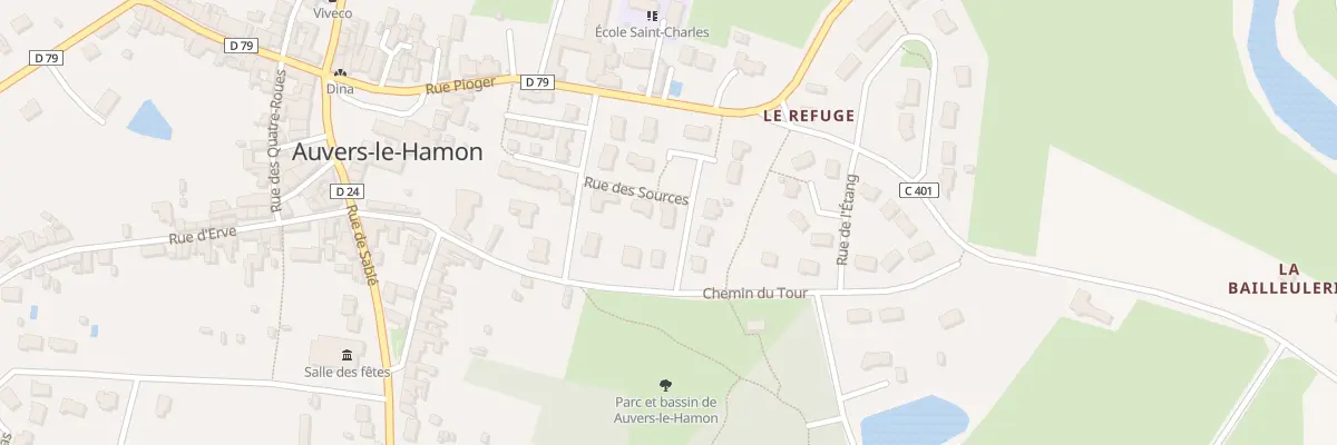 Plan du 3 Rue des Sources à Auvers-le-Hamon