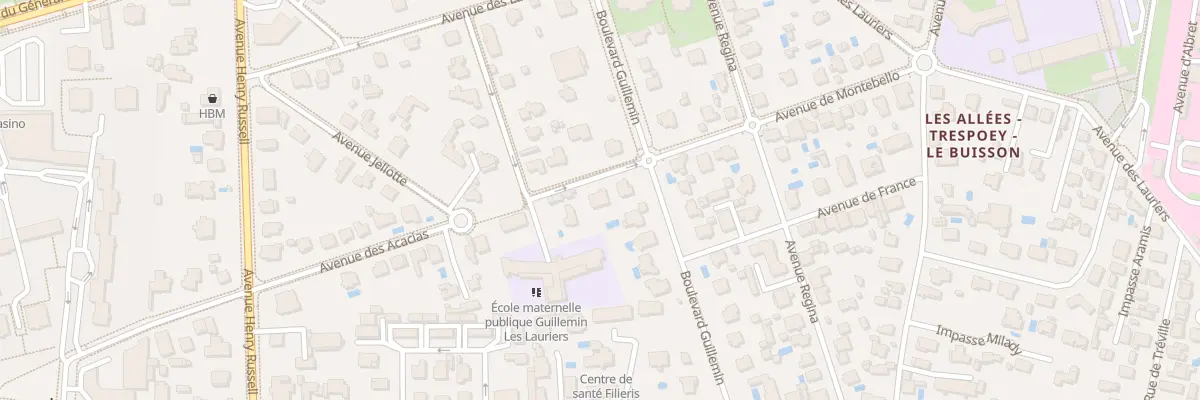 Plan du 3 Rue Lavignotte à Pau