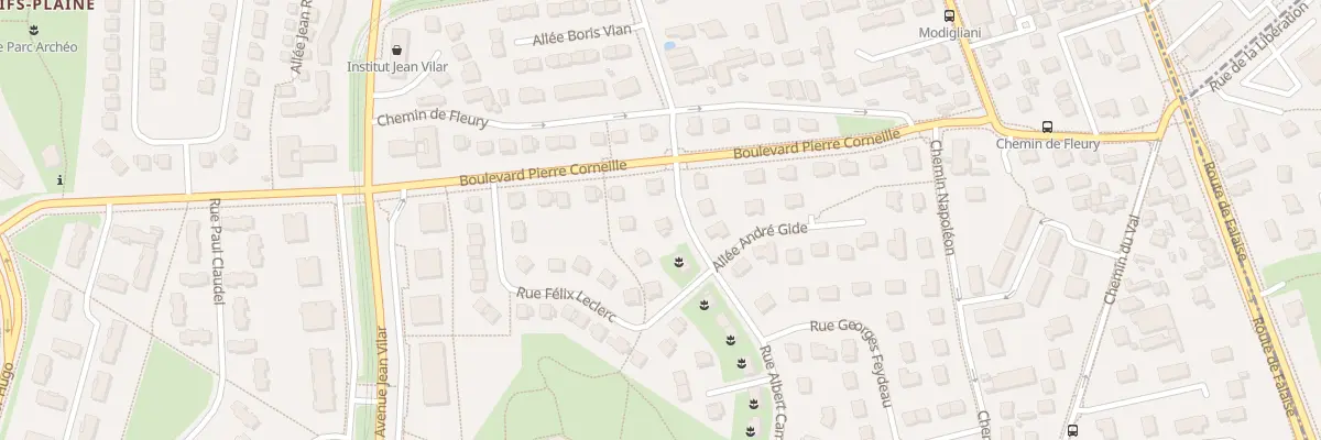 Plan du 2 Rue Albert Camus à Ifs