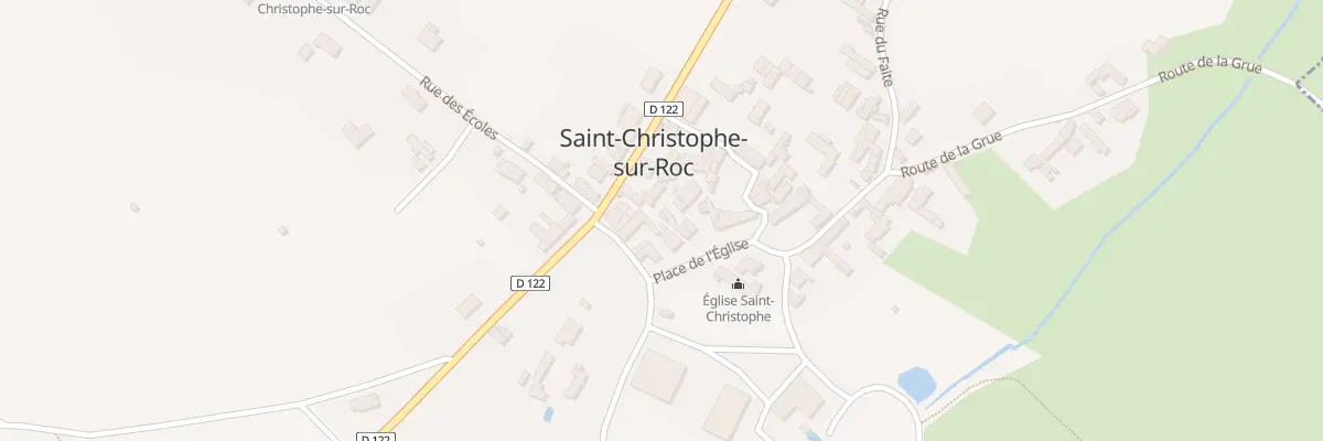 Plan du 3 Pl de l’Eglise à Saint-Christophe-sur-Roc