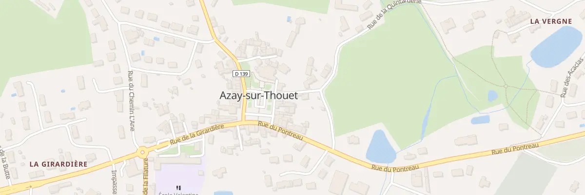 Plan du 16 Rue de la Poste à Azay-sur-Thouet
