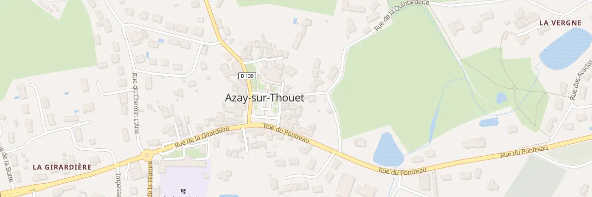 Plan du 14 Rue de la Poste à Azay-sur-Thouet
