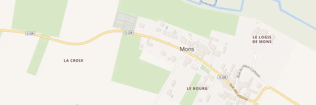 Plan du 4 Rue des Acacias à Mons