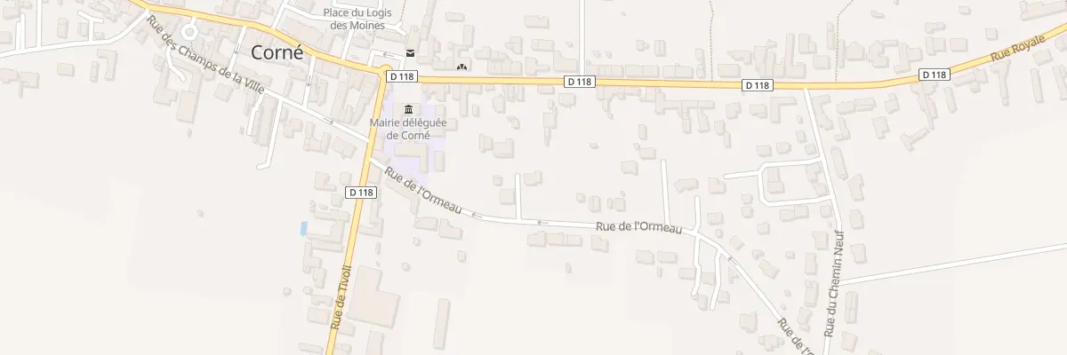 Plan du 11 Rue de l’Ormeau à Loire-Authion
