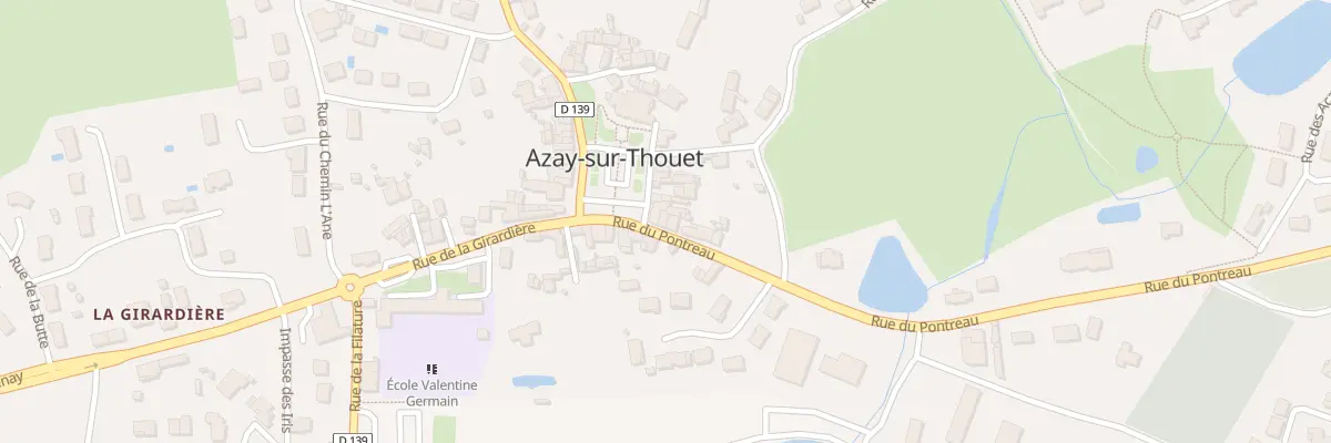 Plan du 1 Rue du Pontreau à Azay-sur-Thouet