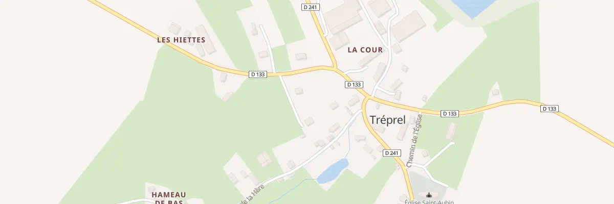 Plan du 3 Rte des Veines à Tréprel