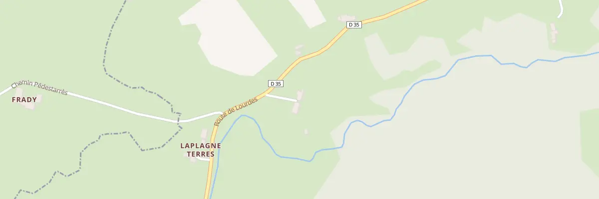 Plan du 28 Rte de Lourdes à Louvie-Juzon