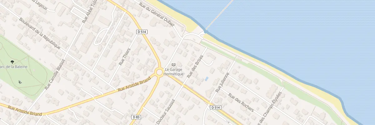 Plan du 8 Rue des Brises à Luc-sur-Mer