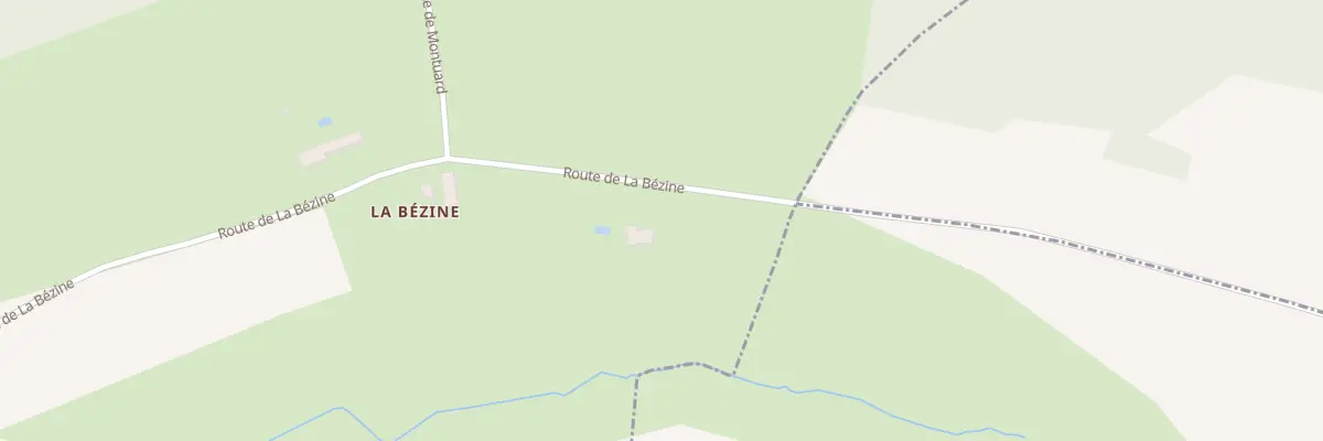 Plan du 156 Rte de La Bézine à Haux