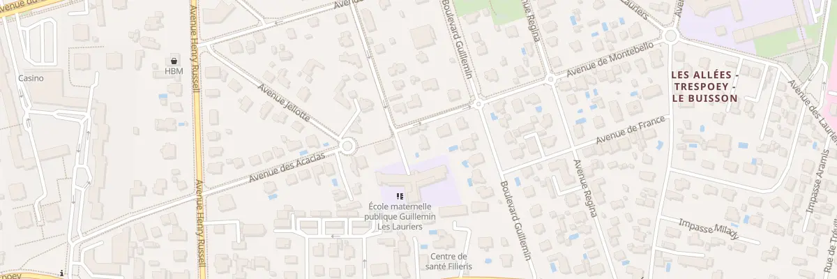 Plan du 5 Rue Lavignotte à Pau