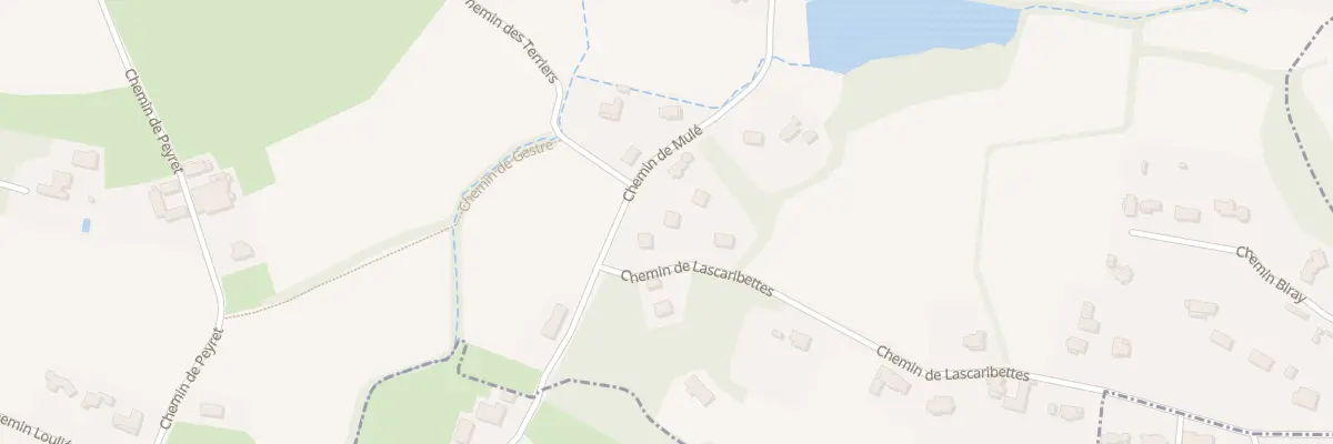 Plan du 3 Che de Lascaribettes à Serres-Castet