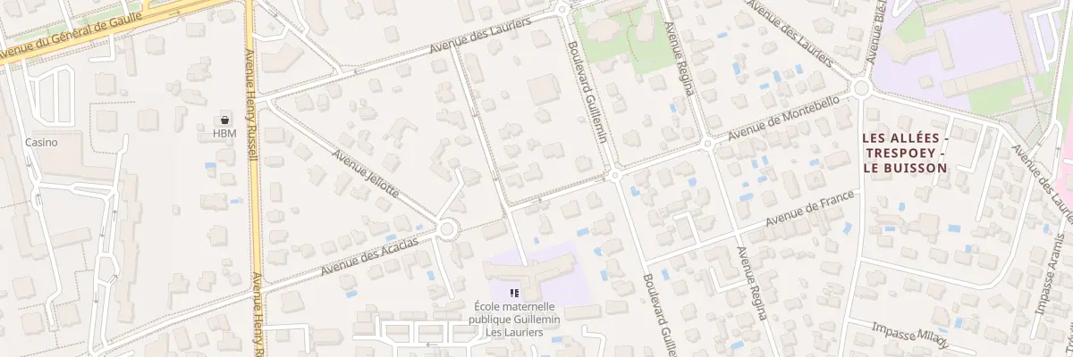 Plan du 4 Rue Lavignotte à Pau