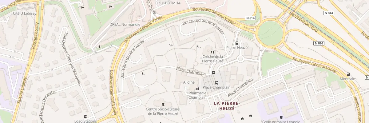 Plan du 16 Pl Champlain à Caen