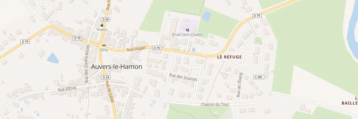 Plan du 2 Rue du Prieure à Auvers-le-Hamon