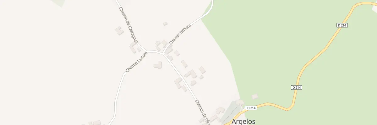 Plan du 9099 L’Eglise à Argelos