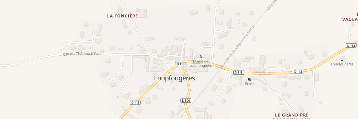 Plan du 9 Pl Saint Martin à Loupfougères