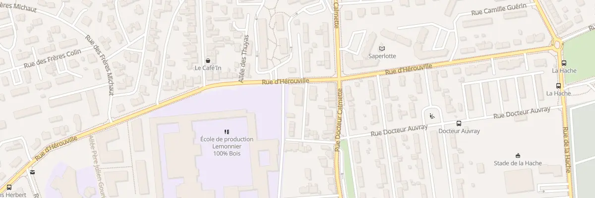 Plan du 76 Rue d’Hérouville à Caen
