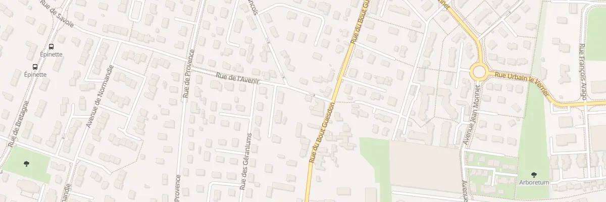 Plan du 1 Rue Urbain Lefrançois à Ifs