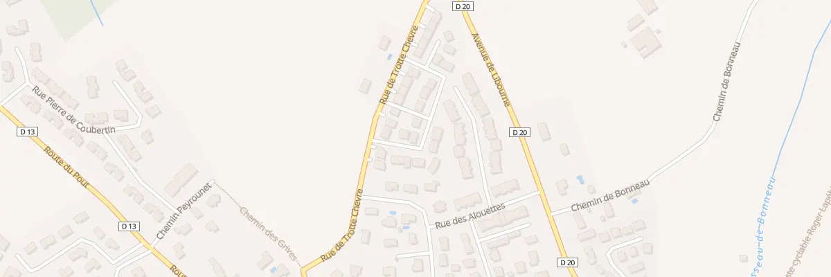 Plan du 22 Lot Domaine des Mesanges à Créon