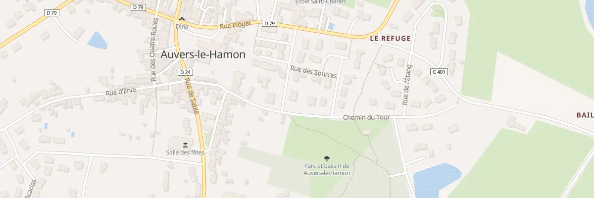 Plan du 8 Rue du Prieure à Auvers-le-Hamon